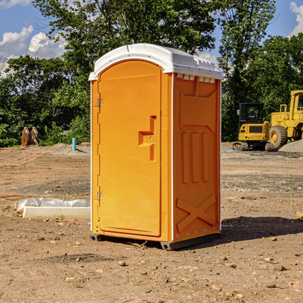 do you offer hand sanitizer dispensers inside the porta potties in Woodlawn Heights